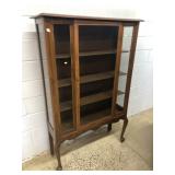 Mahogany Depression Era China Cabinet