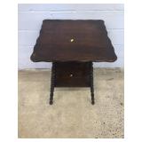 Vtg. Oak Parlor Table