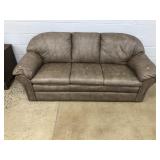Vinyl Leather Upholstered Sofa