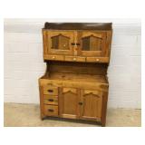 Antique 2 Part Step Back Dry Sink