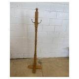 Modern Oak Clothes Tree