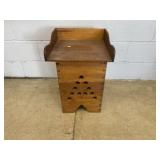 Lift Lid Pierced Wooden Box