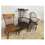 (3) Various Chairs