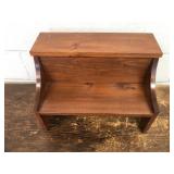 Homemade Pine Step Stool