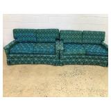 (2) 1970s Upholstered Loveseats
