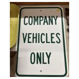 Tin Parking Sign