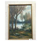 Victor Shearer Original Paint of Lake/Trees
