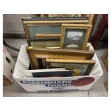 Large Box of Various Prints & Pictures