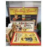 Vintage Games with Nesting Boxes