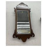 Vtg. Empire Style Inlaid Mirror