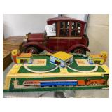 (2) Tin Litho Wind-Up Toys