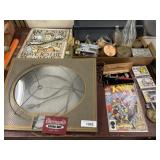 Beer Sign, Cont. Tin Signs, Sports Cards, etc.