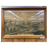 Vtg. Print of Lancaster Co. Alms
