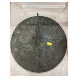 Cast Metal Sundial