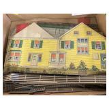 Vintage O Scale Cardboard Houses