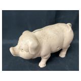 Cast Metal Pig Form Still Bank
