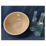 Lancaster Brewery Bottles & Advertising Bowl