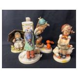 (4) Hummel Figurines