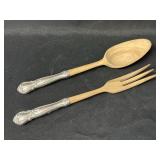 (2) Sterling Handled Salad Servers