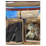 (3) Boxes of Stained Glass Pieces