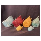 Vintage Chicken Of The Sea Casserole Dishes, etc.