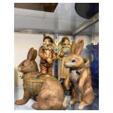 Composition Rabbit Figurines