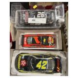 (4) 1:24 Scale Diecast Stock Cars
