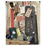 Vintage Advertising Items with Stencil