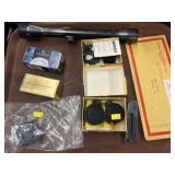 Rifle Scope, Lens Caps, Assorted 22 Ammo