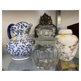 Decorative Canisters, Pitcher, Portrait