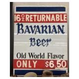 Bavarian Beer Steel Sign