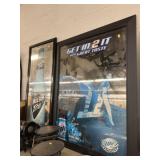 (2) Mirrored Brewery Advertisements
