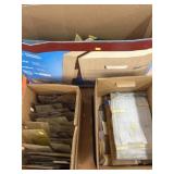 (3) Boxes of Stained Glass Pieces