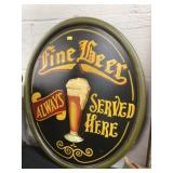 Contemporary Wooden Sign