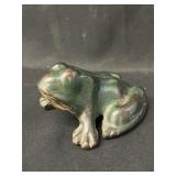 Antique Cast Metal Frog