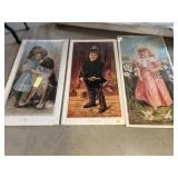 (3) Prints of Children