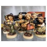 (6) Hummel Figurines