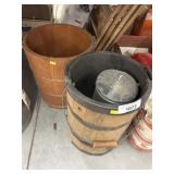 Ice Cream Freezer & Wooden Tub
