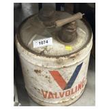 Valvoline 5 Gal. Gas Can