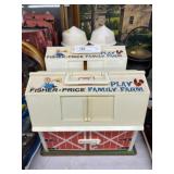 (2) Vintage Fisher Price Family Farms
