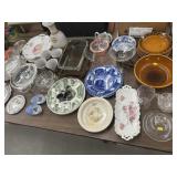 Chinaware, Glassware, Silverplate, etc.