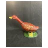 Red Goose Shoes Cast Metal Still Bank