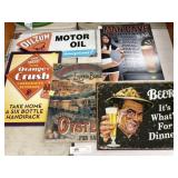 Contemporary Tin Signs
