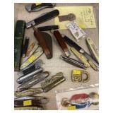 Pocket Knives, Straight Razor, Buttons