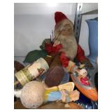 Folk Art Santa, Vintage Toys, Tree Topper