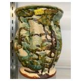 Jeff White Redware Vase