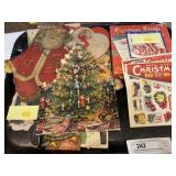 Vintage Valentines and Christmas Ephemera