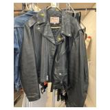 Size 52 Leather Motorcycle Jacket
