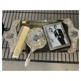 Silverplate Vanity Set