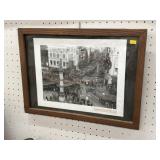 Framed Photograph of Penn Square, Lancaster, PA
